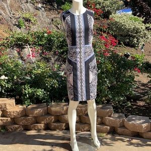 Bcbgmaxazria sheath dress print